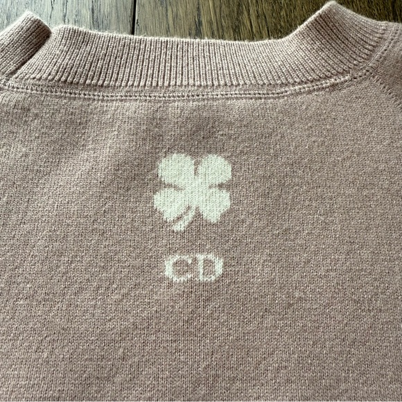 AUTHENTIC Christian Dior "LUCKY" Cashmere Sweater - Size 4 - Italy - Picture 8 of 11